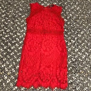 Red Lace dress